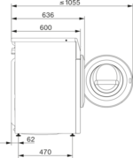 MIELE WEB365 WPS PWash&8kg W1 Chrome Edition Waschmaschine (8 kg, 1400 U/Min., A, Flusenfilter, Fremdkörperfilter) – Bild 2