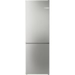 BOSCH KGN362LAF Serie 4 Kühlgefrierkombination (A, 321 l, 1860 mm hoch, Metall-Optik)