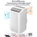 JUNG RAKS PRO AIR 12 12000BTU mobiles Klimagerät Weiß (Max. Raumgröße: 30 m², EEK: A) – Bild 5