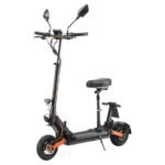 JOYOR S8E Elektroroller mit Sitz 45 km/h E-Scooter (10 Zoll, Schwarz)