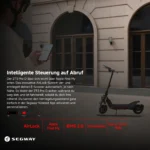 SEGWAY ZT3 Pro D E-Scooter (11 Zoll, Schwarz / Rot) – Bild 5