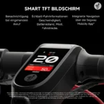 SEGWAY Ninebot F3 PRO D E-Scooter (10 Zoll, Schwarz/Silber/Rot) – Bild 6