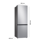 SAMSUNG RL34C600CSA/EG Kühlgefrierkombination (C, 344 l, 1853 mm hoch, Edelstahl Look) – Bild 2