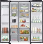 SAMSUNG RS80F66KBFEF RS80F Side-by-Side (634 l, B, 1784 mm hoch, Premium Black Steel) – Bild 4