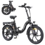 HILLMILES Mileport Citybike (Laufradgröße: 20 Zoll, Unisex-Rad, Schwarz)