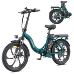 HILLMILES Mileport Kompakt-/Faltrad (Laufradgröße: 20 Zoll, Unisex-Rad, Grün)