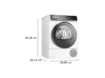 BOSCH WQB246D41 Wärmepumpentrockner Serie 8 (9,0 kg, Weiß) – Bild 2
