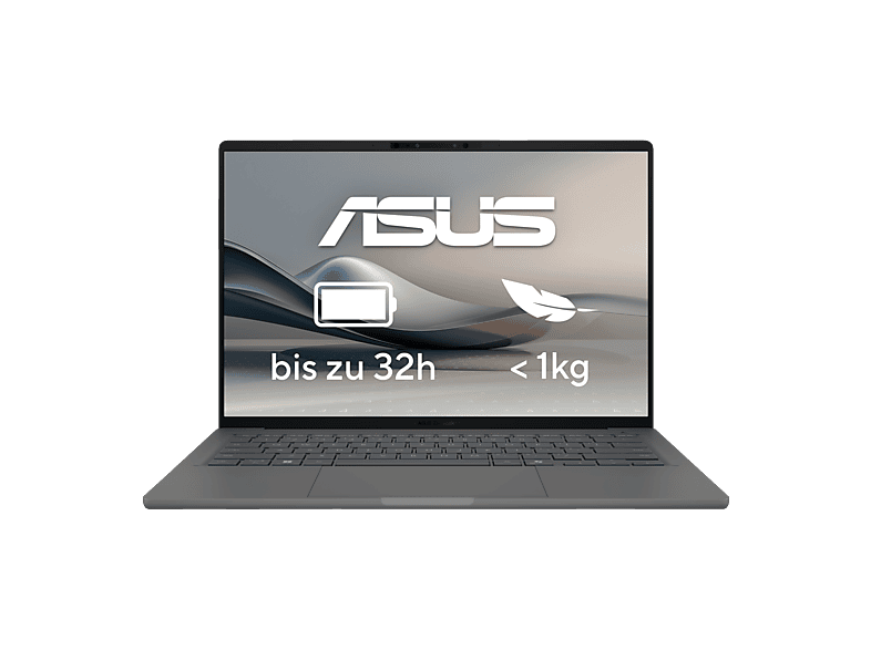 image-150.png ASUS Zenbook A14 UX3407QA-QD313W, Copilot+ PC - 14 Zoll - Qualcomm - X1-26-100 - 16 GB - 1 TB - Qualcomm Adreno™ Onboard Graphics - Windows 11 Home – Bild 1