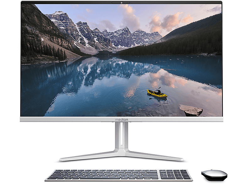 image-1523.png MEDION MD 600018, Desktop PC mit 27 Zoll Display, 16 GB RAM, 1 TB SSD, silber – Image 1