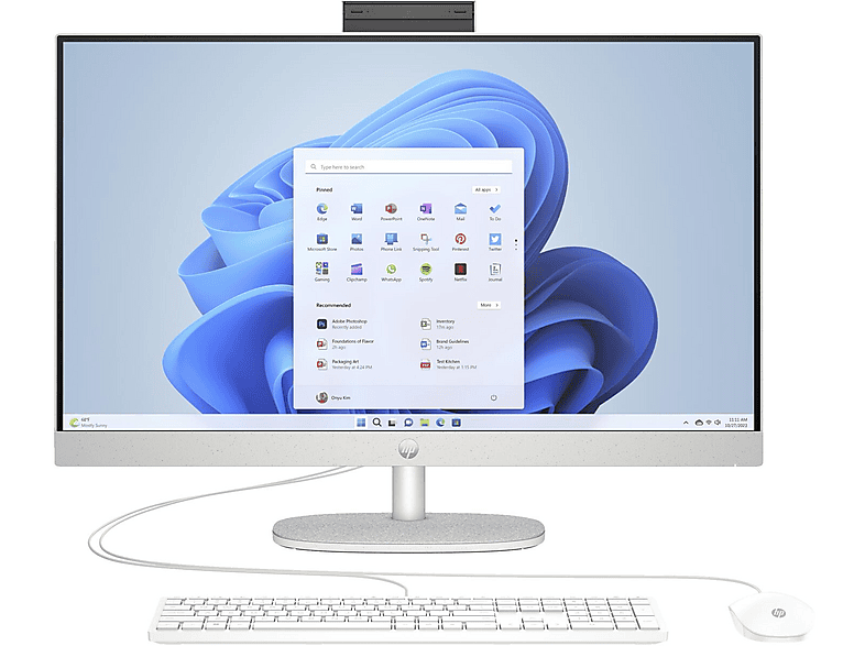 image-1535.png HP 27-CR0007NG R5-7520U 16GB 512GB 27IN FHD NO TOUCH, All-in-One PC mit 27 Zoll Display, AMD Ryzen™ 5 Prozessor, 16 GB RAM, 512 GB SSD SSD, Muschelweiß – Image 1