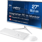 CSL Unity F27W-ALS, All-in-One-PC mit 27 Zoll Display, 8 GB RAM, 1000 GB SSD, Weiß