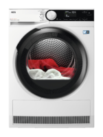 AEG TR8T70680 Wärmepumpentrockner Serie 8000 AbsoluteCare® mit Trommelsteuerung (8 kg, Weiß / Schwarz / Weiß)
