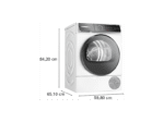 BOSCH WQB235B40 Wärmepumpentrockner Serie 8 (8,0 kg, Weiß) – Bild 2