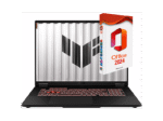 ASUS TUF 18", Nvidia RTX 5060, MS Office 2024 Pro, Notebook, mit 18 Zoll Display, AMD Ryzen™ 7,260 Prozessor, 16 GB RAM, 1000 GB SSD, NVIDIA GeForce RTX™ 5060, Schwarz, Windows 11 Pro