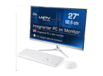CSL Unity F27W-ALS, All-in-One-PC mit 27 Zoll Display, 16 GB RAM, 2000 GB SSD, Weiß