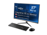 CSL Unity F27B-ALS, All-in-One-PC mit 27 Zoll Display, 16 GB RAM, 2000 GB SSD, Schwarz