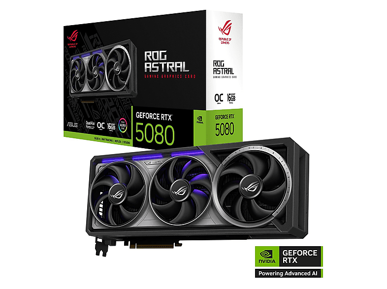 image-531.png ASUS ROG-ASTRAL-RTX5080-O16G-GAMING (NVIDIA, Grafikkarte) – Image 1